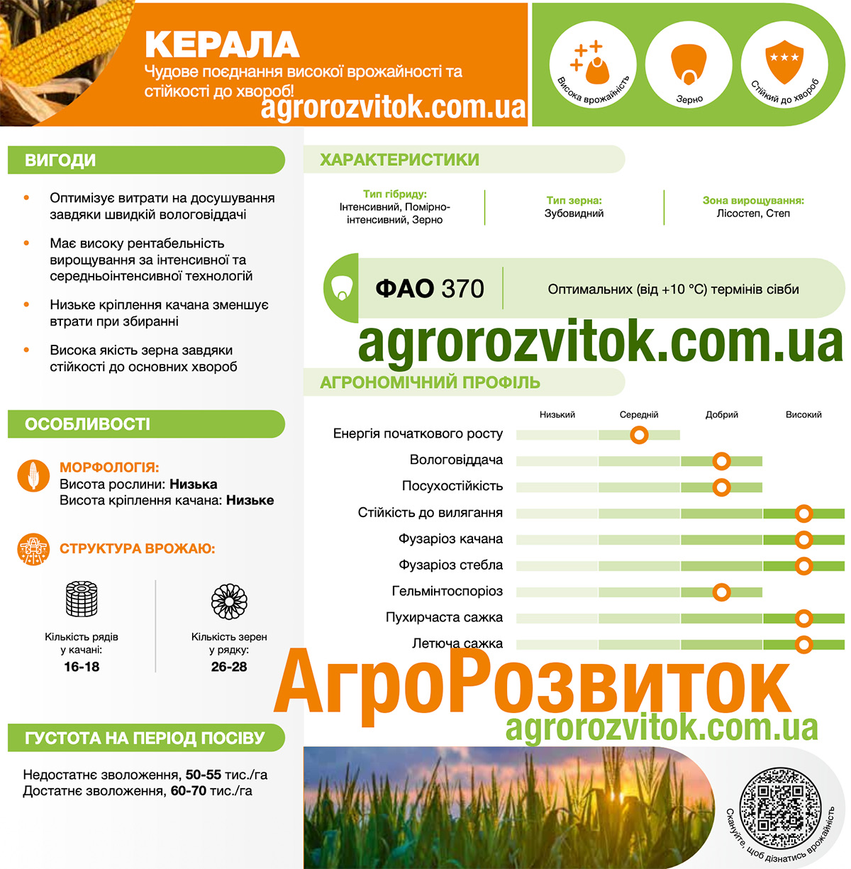 Кукурудза Керала Лідеа