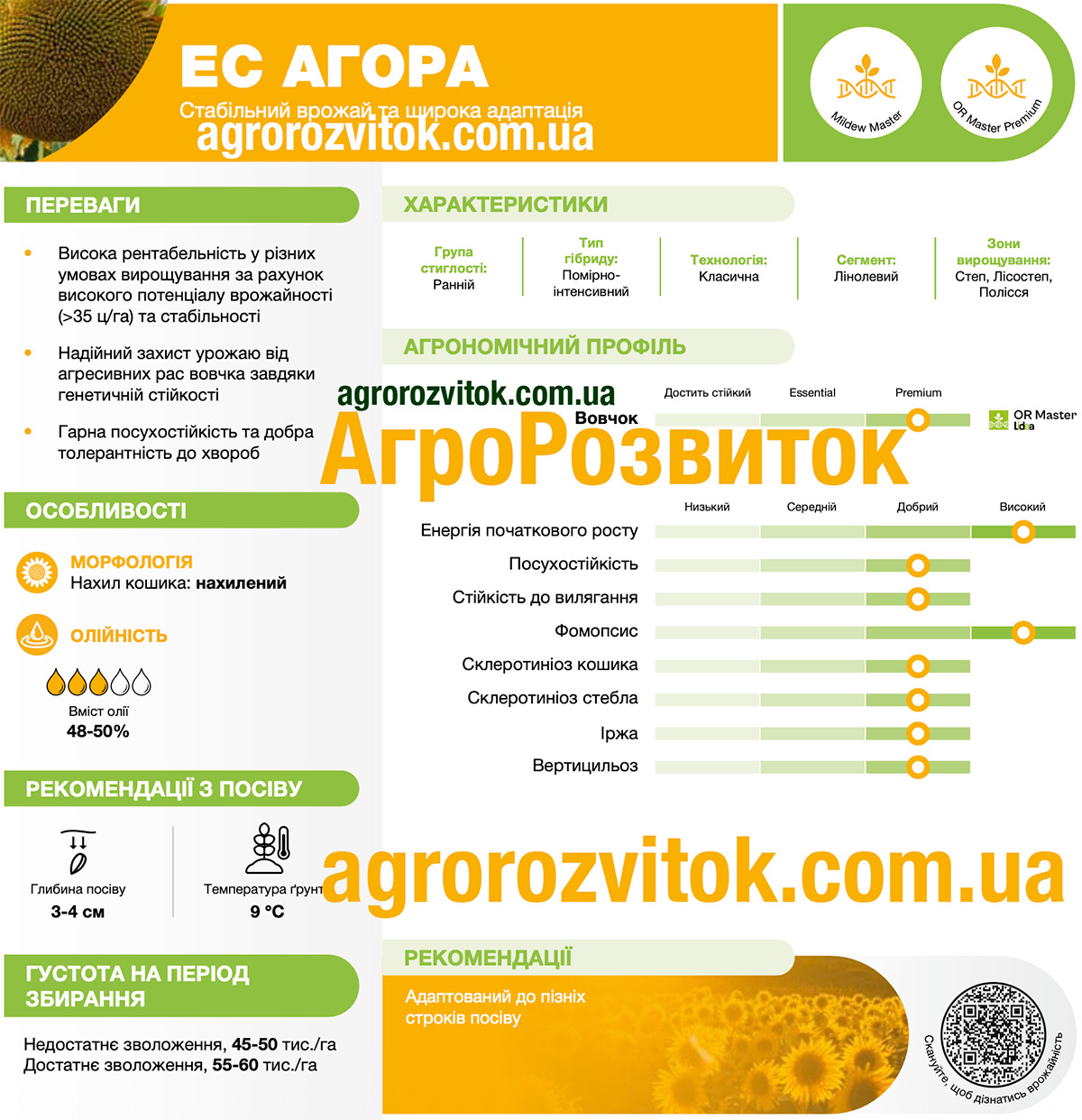 Насіння соняшника Агора